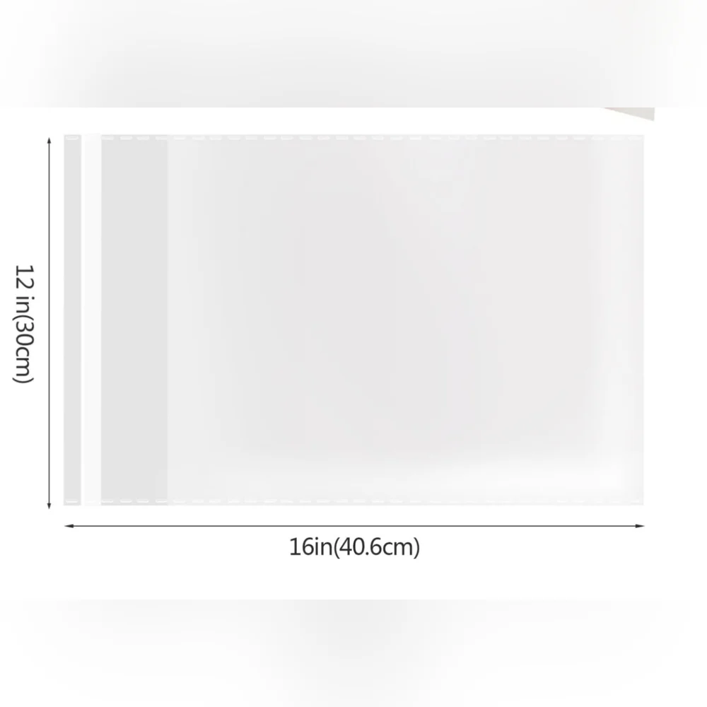 Bundle of 30 Clear Self-Sealing Bags – 3 Sizes – 9x12, 12x16, 14x18 10 Of Each - Picture 3 of 9